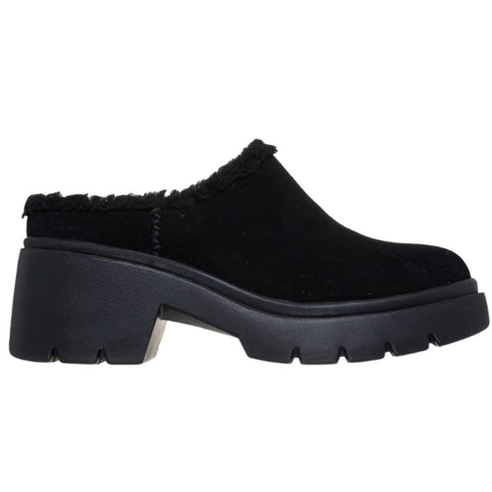 Skechers Women's Black Cozy City Open Back Clogs Size 7